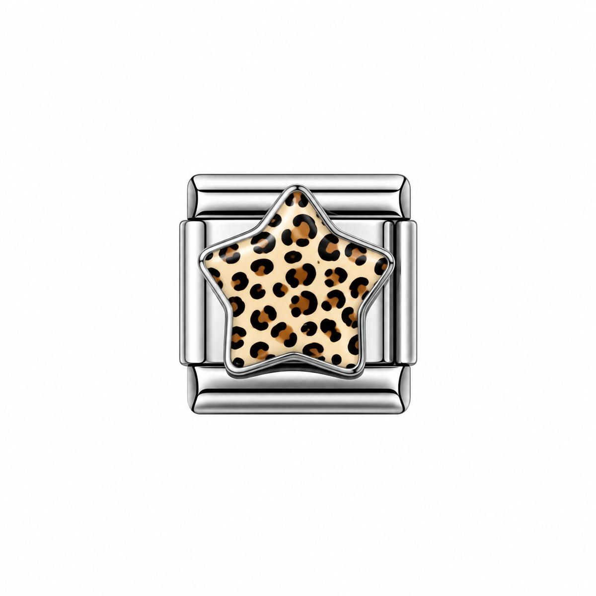 CHARM Animal Print Plateado