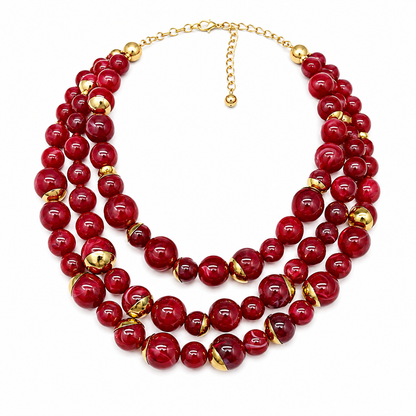 Collar Cuentas Aros