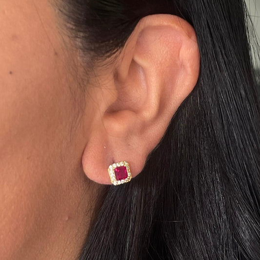 Aretes Dorado Princesa 👸