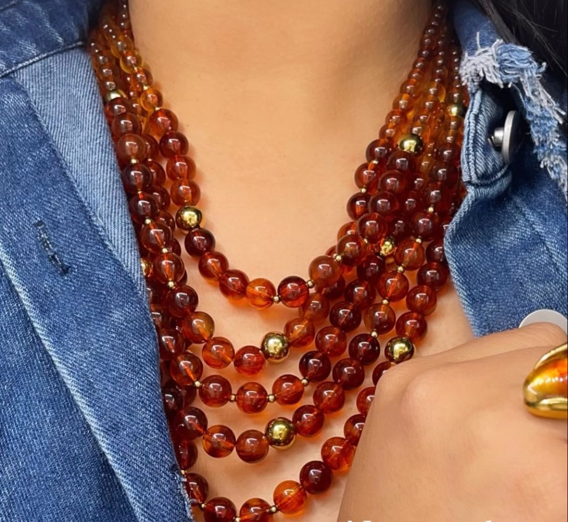 Collar Capas Acrílico