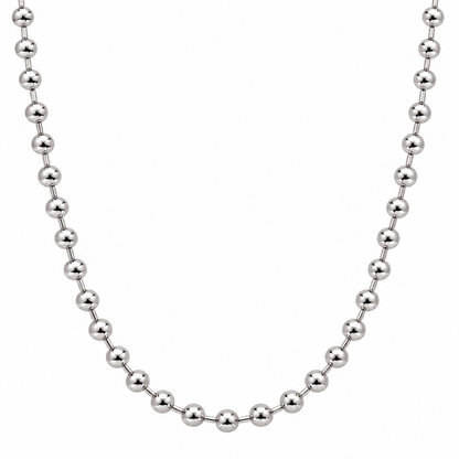 Cadena Cuentas Silver