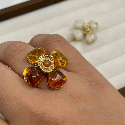 Anillo flor