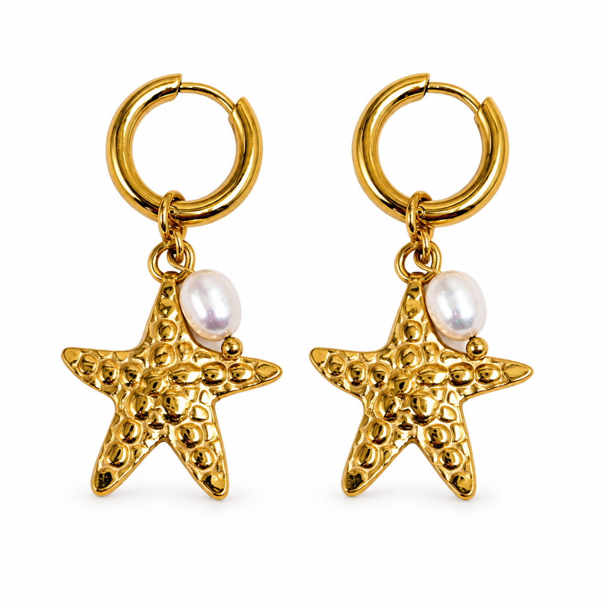 Arracada Estrella y Perla