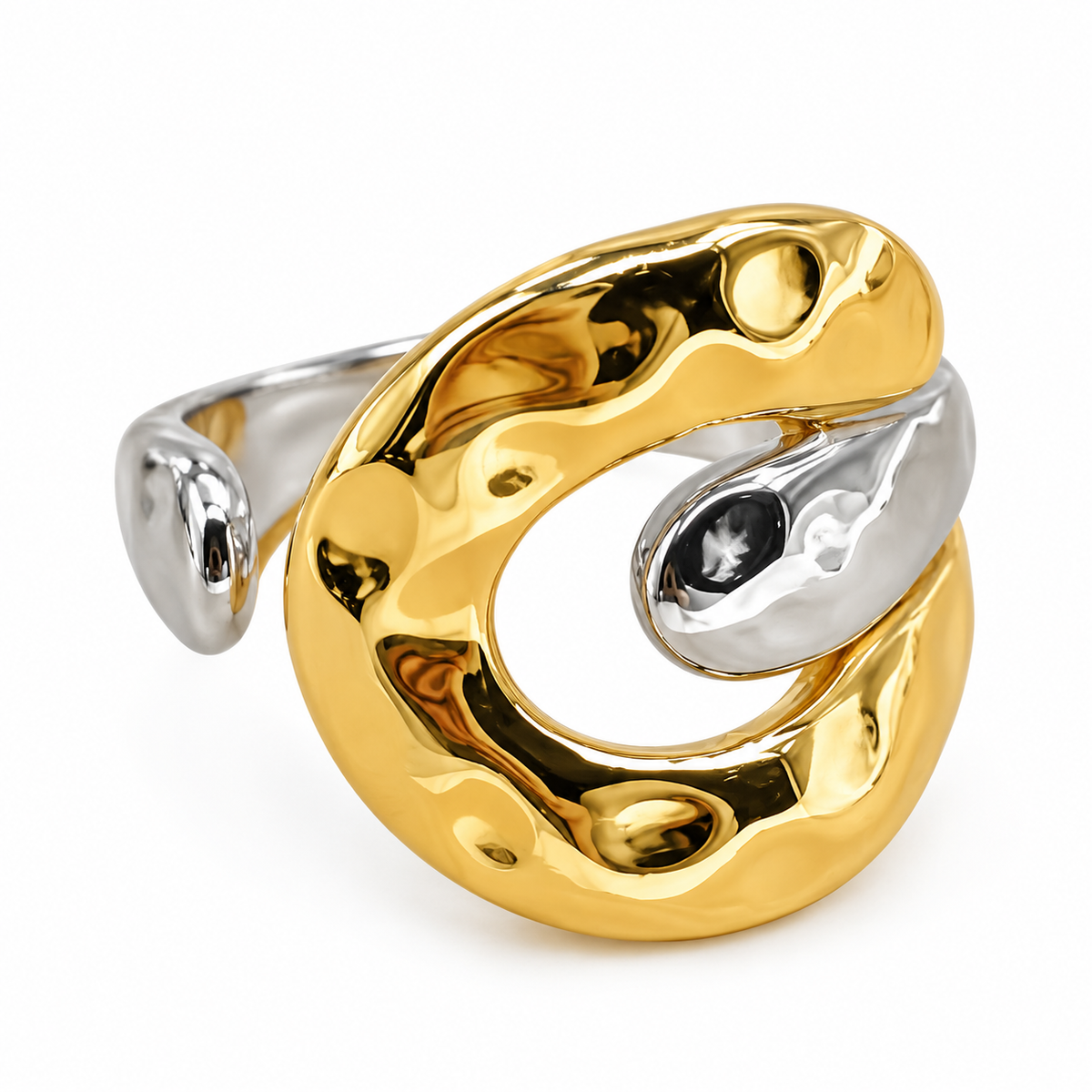 Anillo Acero Bicolor