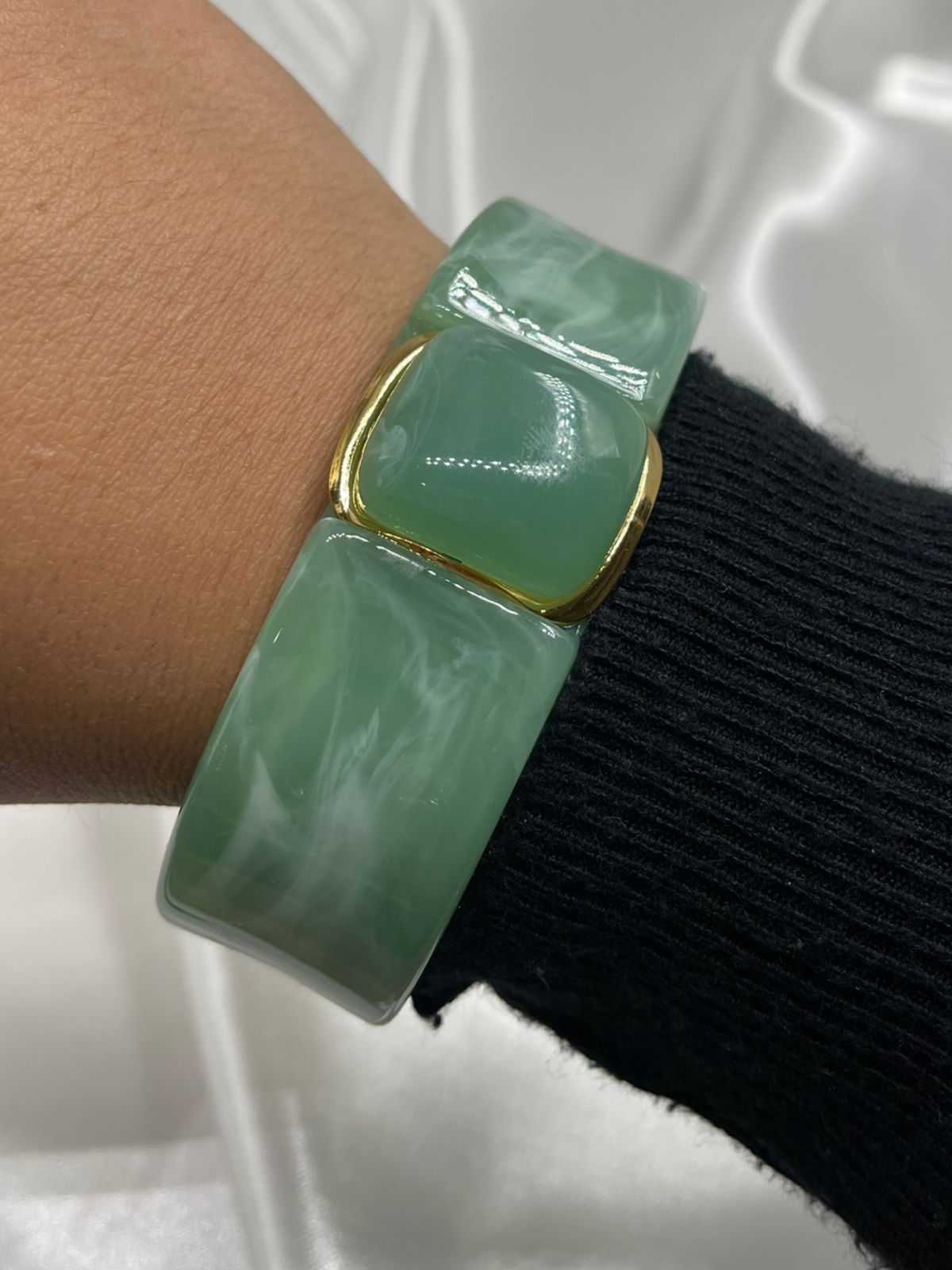 Pulsera Resorte Cuadro