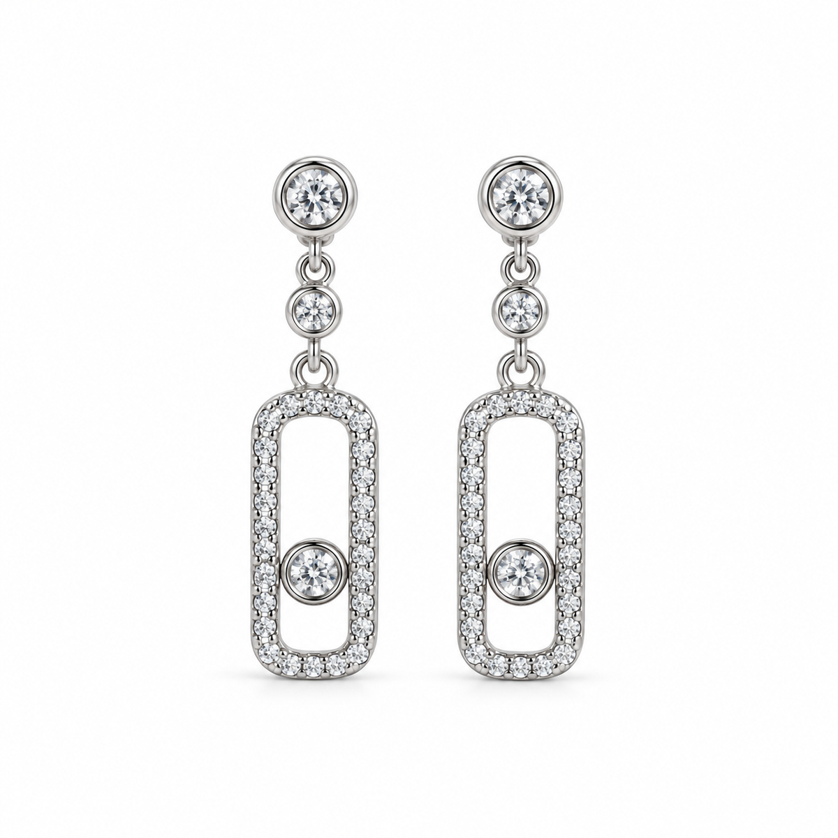 Aretes Messi Colgante