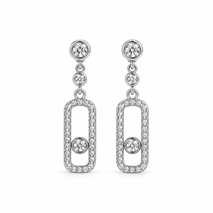 Aretes Messi Colgante