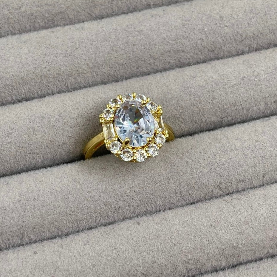 Anillo Óvalo en Dorado
