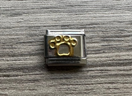 CHARM Huellita de Perrito Silueta Golden