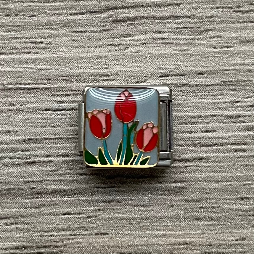 CHARM Tulipanes rojos