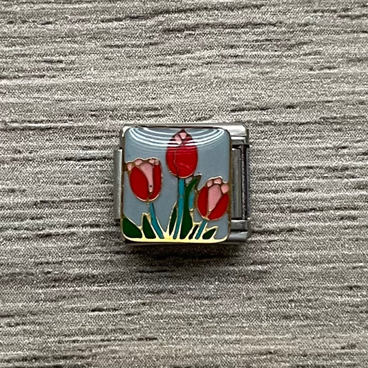 CHARM Tulipanes rojos
