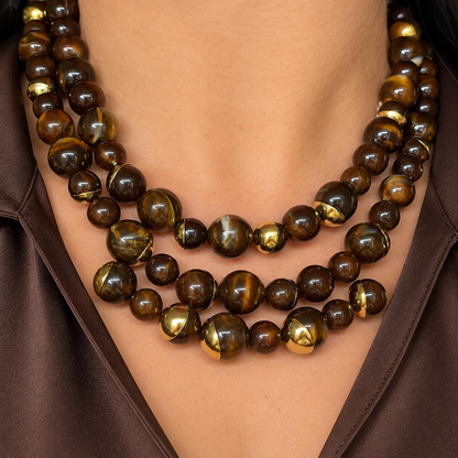 Collar Cuentas Aros