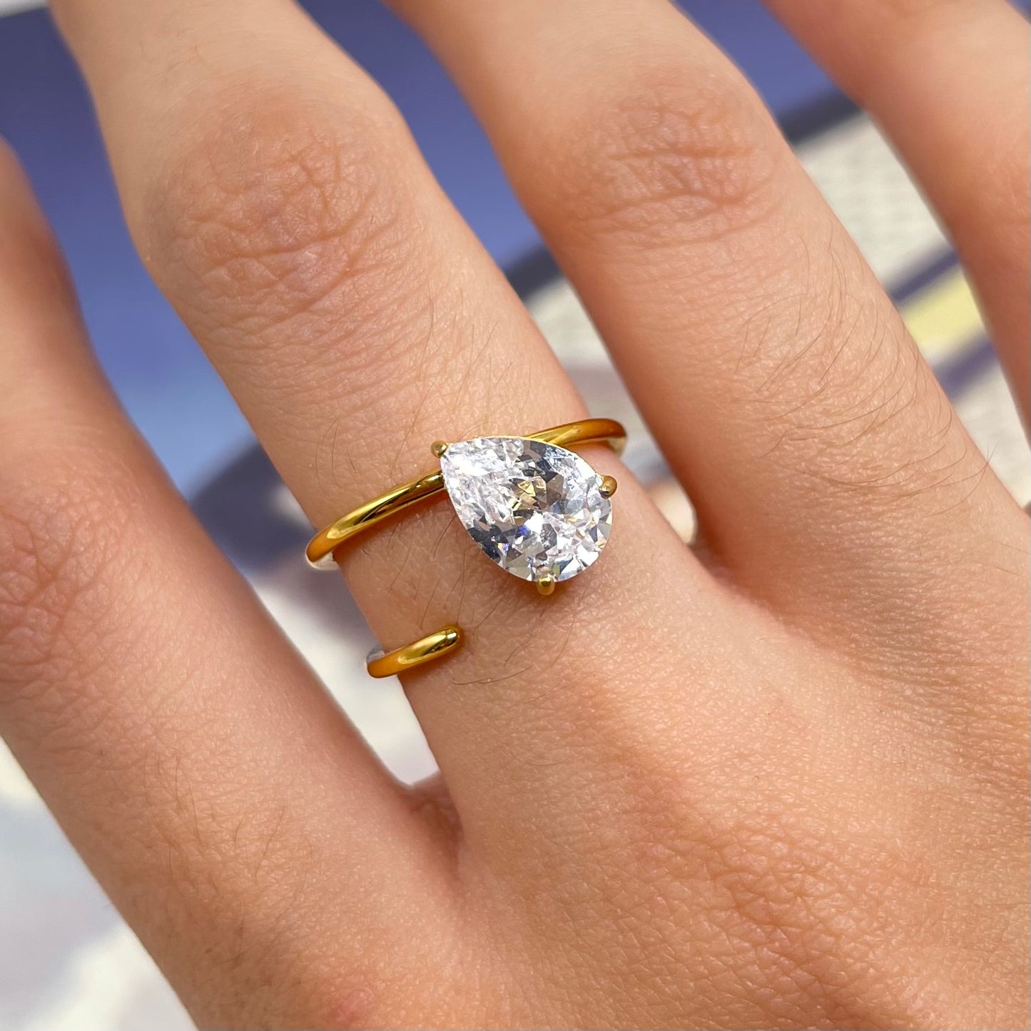 Anillo Delgado Gota