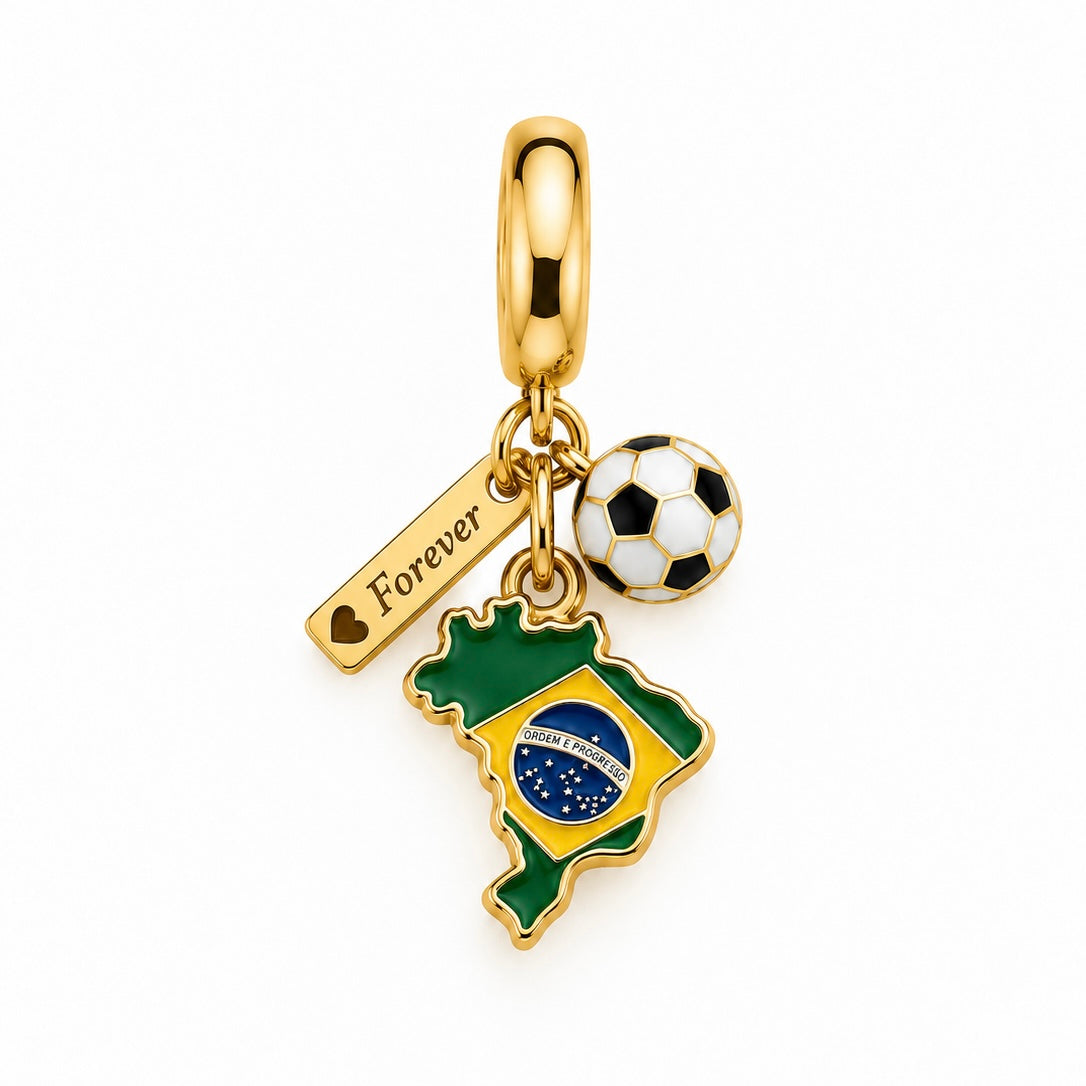 Dije Charm Colgante Banderas