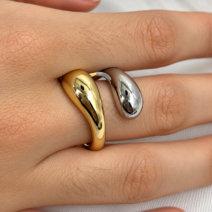 Anillo Encontrado bicolor