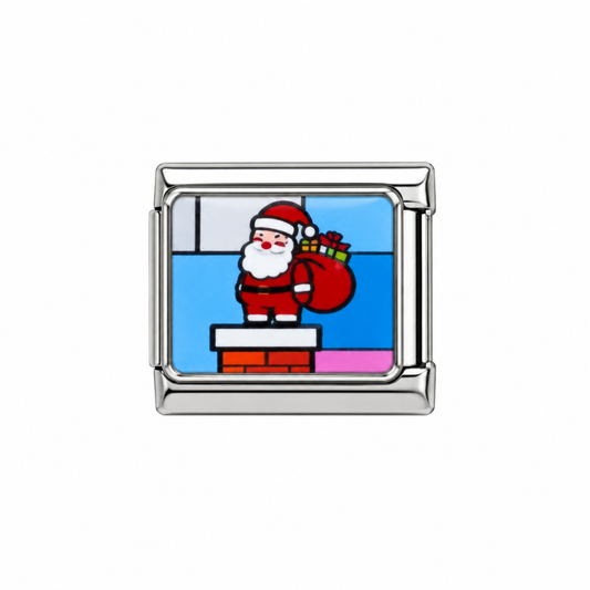 CHARM Santa Claus en la Chimenea