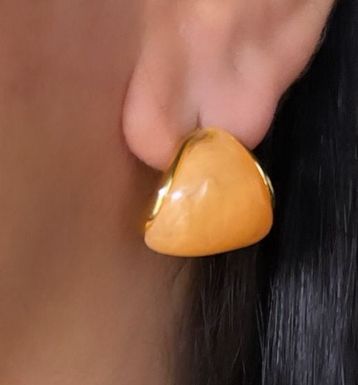 Aretes Triángulo acrílico