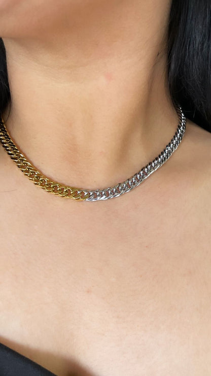 Cadena Bicolor Gruesa