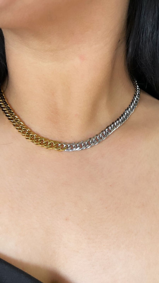 Cadena Bicolor Gruesa