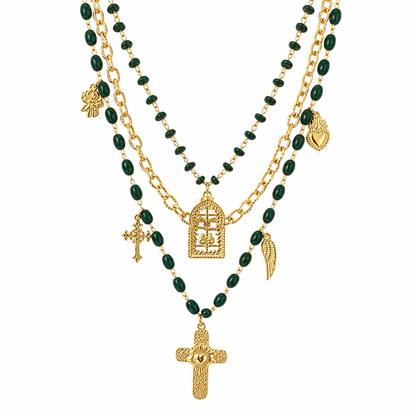 Collar Verde Jaula