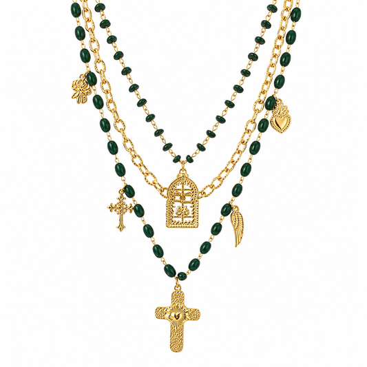 Collar Verde Jaula
