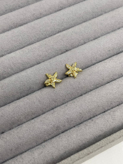 Aretes Estrella de Mar Zirconia