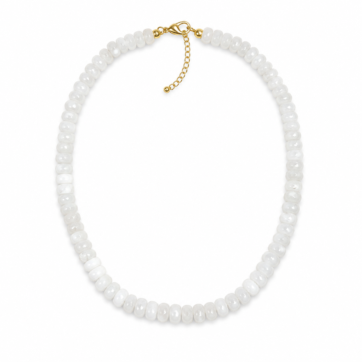 Collar Piedra Natural Facetado