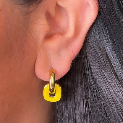 Aretes cuadro