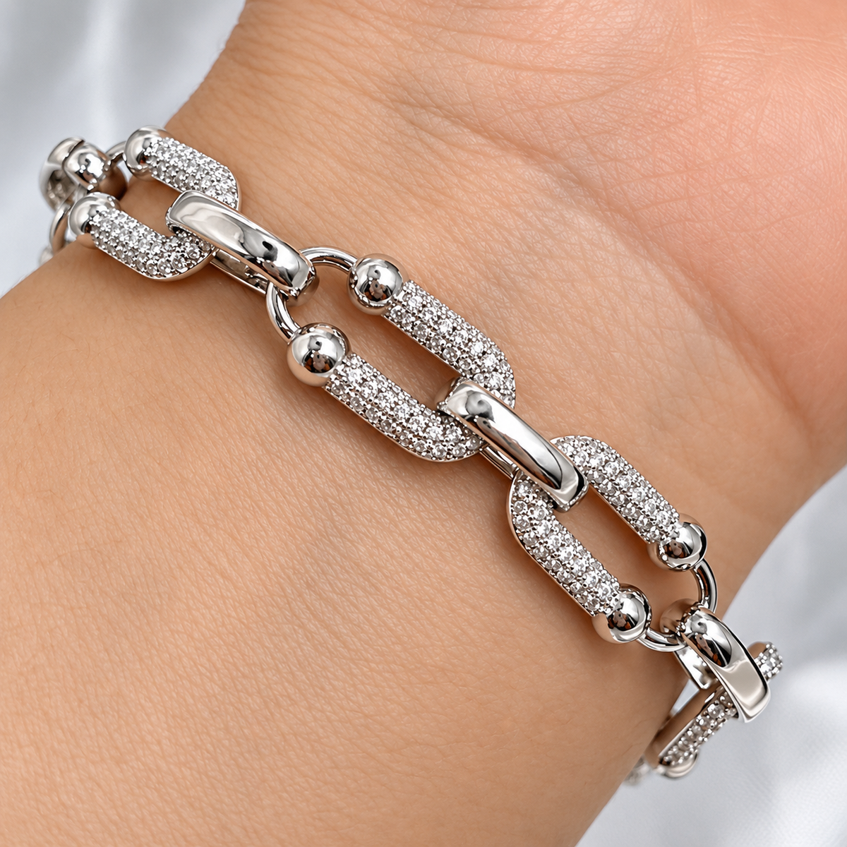 Pulsera Tiffany Plana