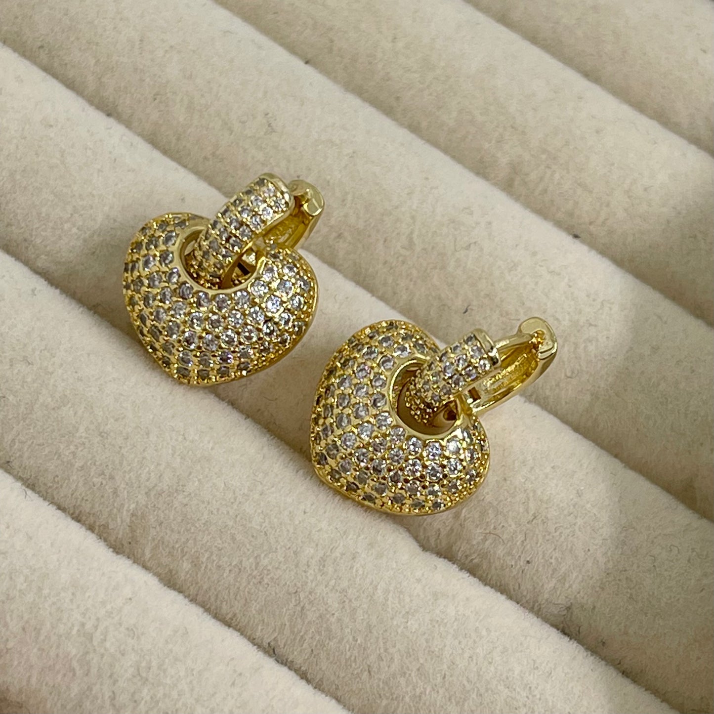 Aretes Corazón Quitapón