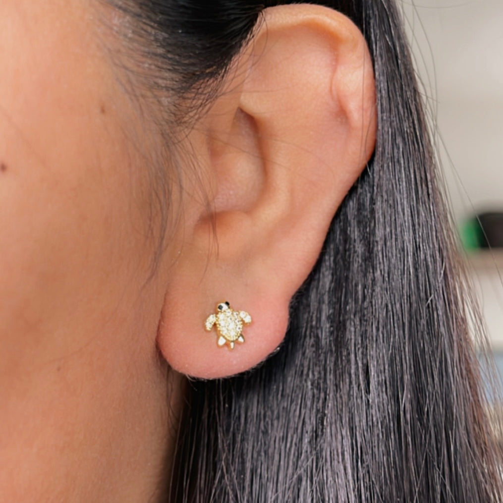 Aretes Poste Tortuga 🐢