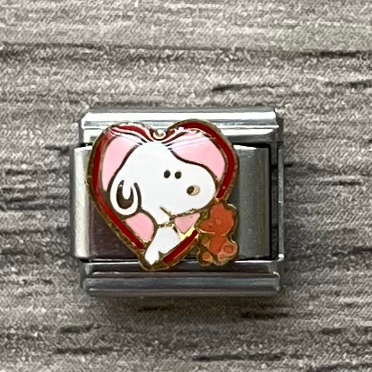 CHARM Snoppy Corazón