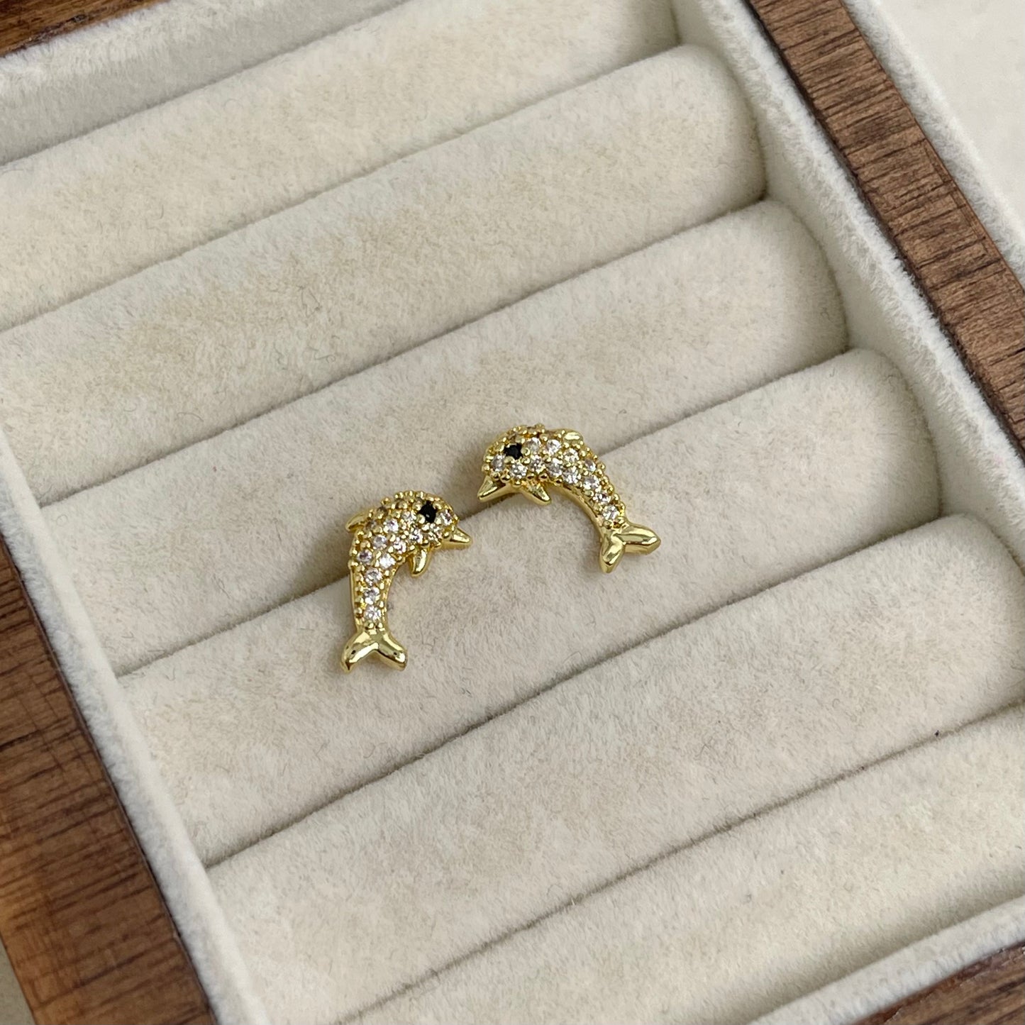 Aretes Poste Delfín 🐬