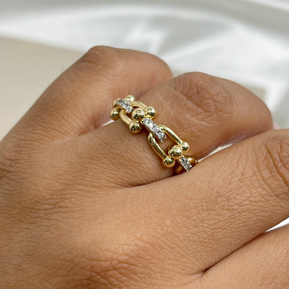 Anillo Tiffany Bicolor