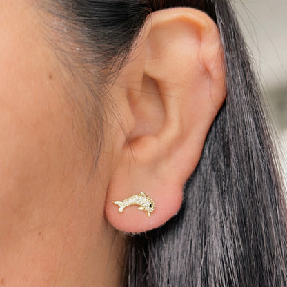 Aretes Poste Delfín 🐬