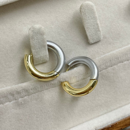 Arracada Chica Bicolor