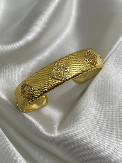 Brazalete Rombos Circonia