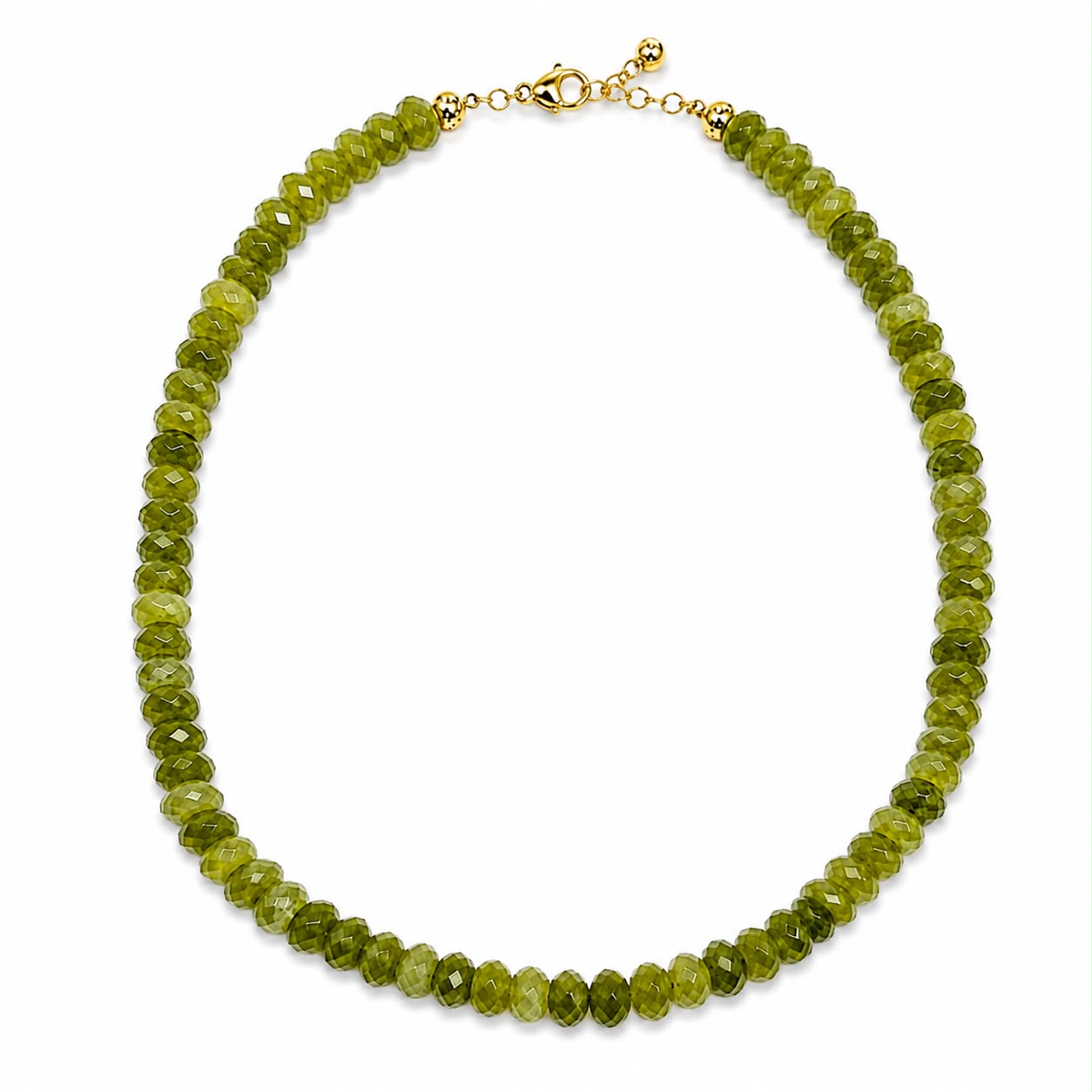 Collar Piedra Natural Facetado