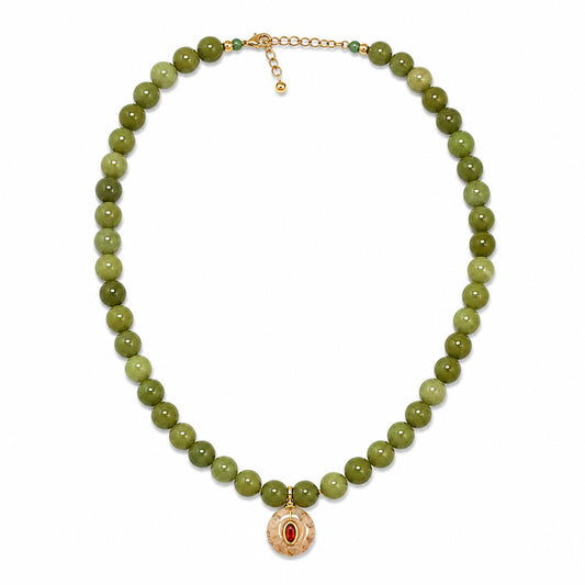 Collar Piedra Natural con Dije