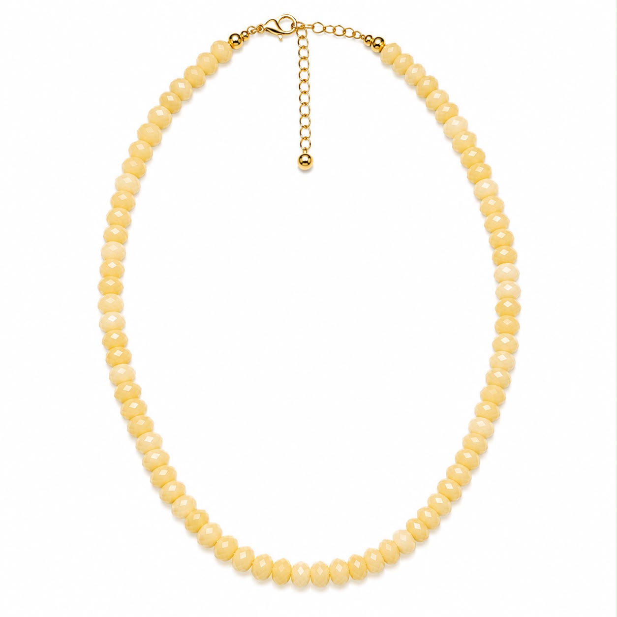 Collar Piedra Natural Facetado