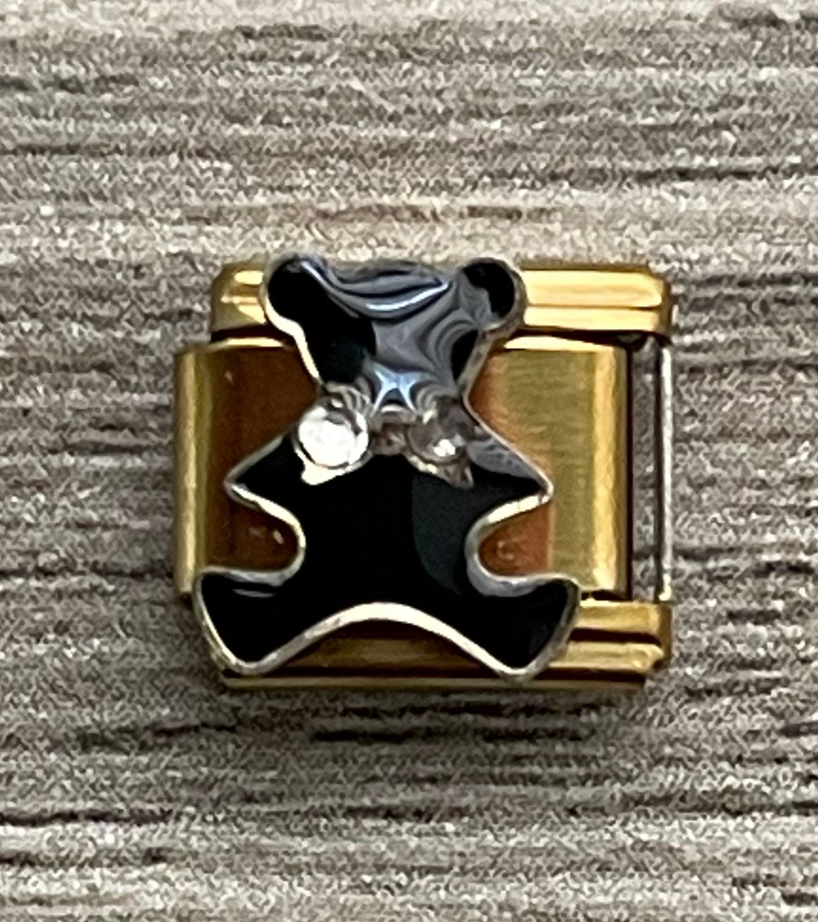 CHARM Oso con Brillito Golden