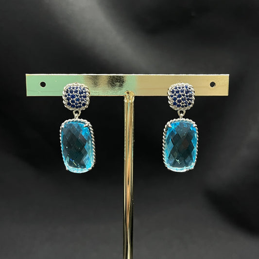 Aretes Turquesa/Azul