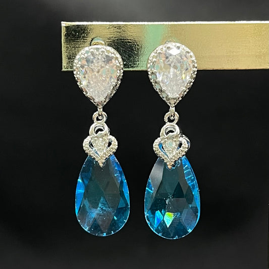 Aretes Gota Turquesa