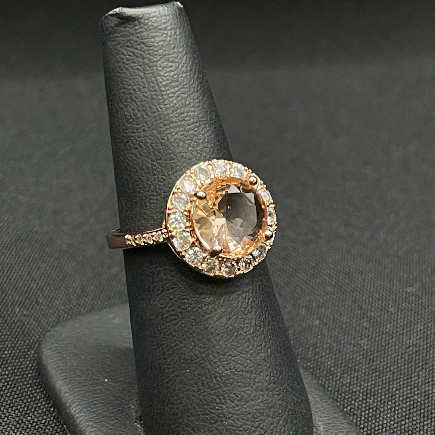 Anillo champagne round