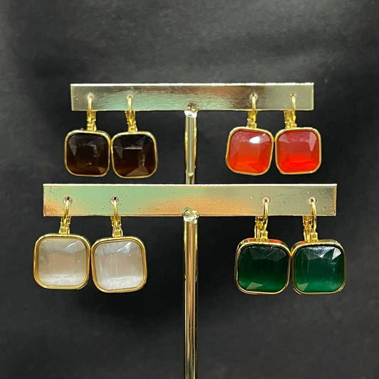 Aretes Ópalo Acero