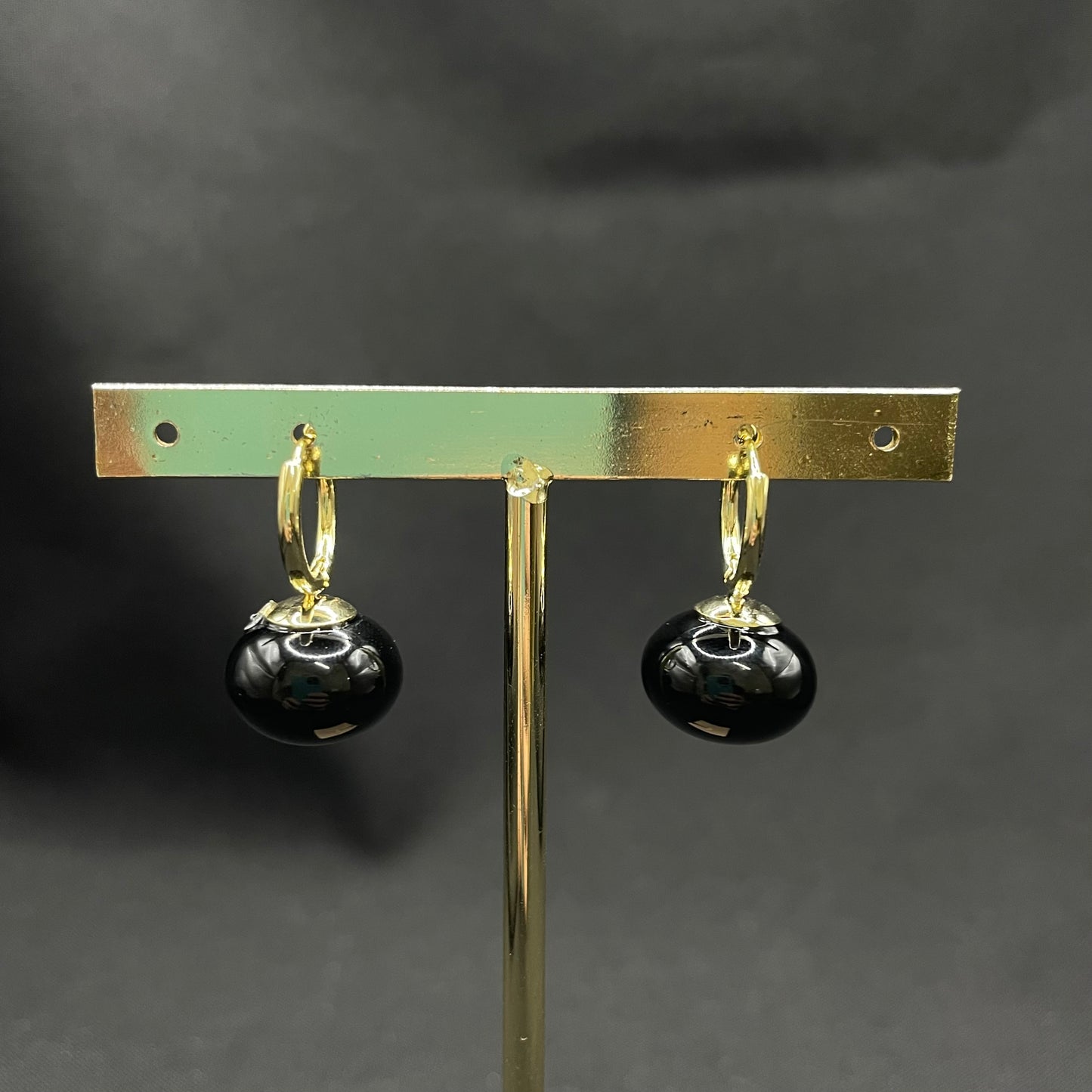 Aretes Perla Ovalada