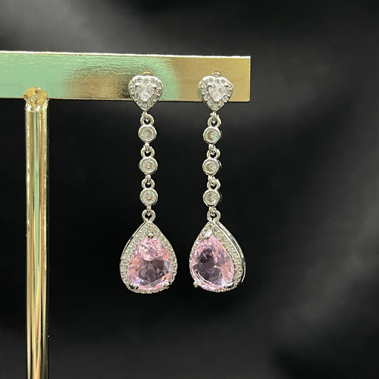 Aretes Gota Rosa