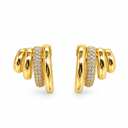 Aretes 4 círculos