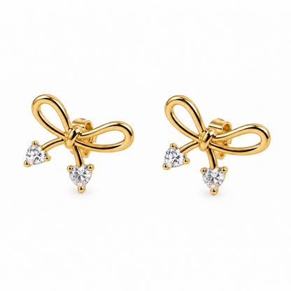 Aretes Moño y Circonia