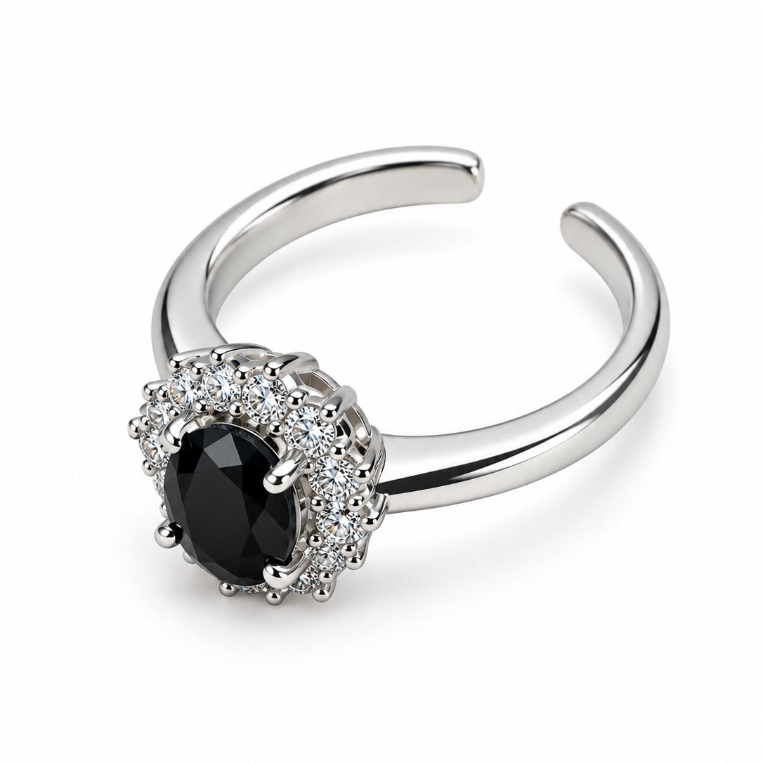 Anillo Lady Di Negro